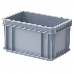 Eurobehälter, 2 Griffleisten, LxBxH 300x200x170 mm, 7 Liter, grau