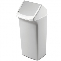 Abfall- und Wertstoffsammler mit Schwingdeckel, BxTxH 366x320x747 mm, 40 Liter, grau