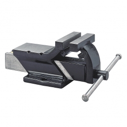 Ganzstahl-Schraubstock, Backenbreite 125 mm, Spannweite 125 mm, Spanntiefe 72 mm, Gewicht 10,5 kg