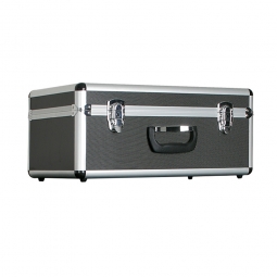 Alurahmen-Transportbox, Inhalt 25 Liter, LxBxH 475x260x210 mm, abschließbar, Farbe anthrazit