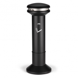 Stahl-Standaschenbecher "Infinity™", schwarz, ØxH 400x1010 mm