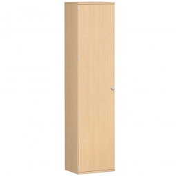 Garderobenschrank PRO, Buche, BxTxH 600x425x2304 mm, 2 Fachböden, 1 Kleiderstange