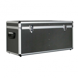 Alurahmen-Transportbox, Inhalt 65 Liter, LxBxH 680x310x320 mm, abschließbar, anthrazit