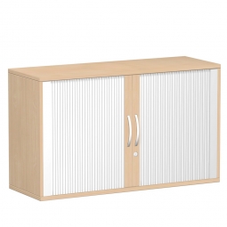 Rollladenschrank FLEX, 2OH, Buche, BxTxH 1200x425x720 mm