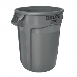 Runder Brute Container, 167 Liter, grau
