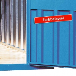 Außenlackierung für Materialcontainer