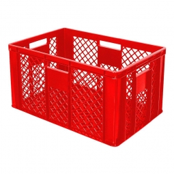 Bäckerkiste, LxBxH 600x400x320 mm, rot