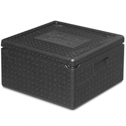 Thermobox / Isobox für Pizza und Torten, mit Deckel, Inhalt 21 Liter, LxBxH 410x410x240 mm