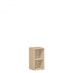 Büroregal PRO, 2 Ordnerhöhen, Ahorn, BxTxH 800x425x768 mm