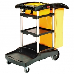 Reinigungswagen High-Capacity von Rubbermaid, schwarz