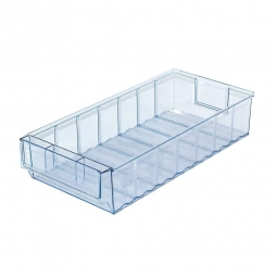 Klarsicht-Regalkasten, LxBxH 400x183x81 mm, Gewicht 400 g