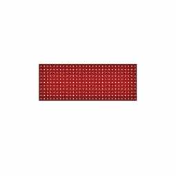System-Lochplatte, BxH 1200x450 mm, aus 1,25 mm Stahlblech, kunststoffbeschichtet in verkehrsrot
