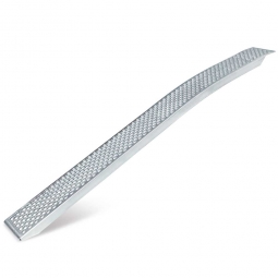 Alu-Auffahrrampe, gebogen, 1 Stück, LxB 2000x200 mm, Tragkraft 200 kg/Stück