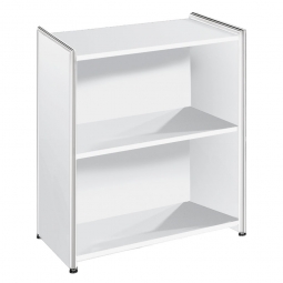 Sideboard "FUTURE" BxTxH 800x380x780 mm, weiß / Chrom