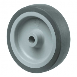 Gummirad, Rad-ØxB 80x21 mm, Tragkraft 80 kg, grau