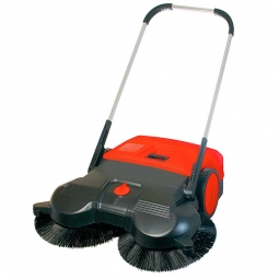 Hand-Kehrmaschine, Kehrbreite 970 mm, Volumen 50 Liter, Kehrleistung ca. 3600 m²/h, Gewicht 13 kg