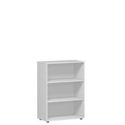 Regal mit 3 Ordnerhöhen "Flex", lichtgrau, BxTxH 800x400x1104 mm