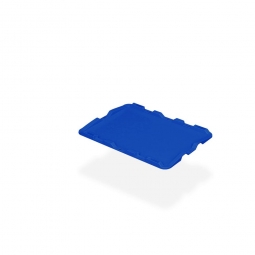 200 Auflagedeckel für Euro-Schwerlastbehälter/Stapelbehälter LxB 400x300 mm, blau