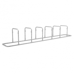Anlehnsystem, Breite 5570 mm, verzinkt, Einstellplatz für 12 Fahrräder
