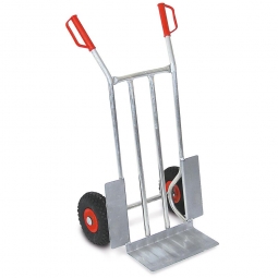 Alu-Sackkarre mit pannensicheren Reifen, BxTxH 570x520x1040 mm, Tragkraft 200 kg