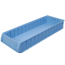 Regalkasten FUTURA, LxBxH 600x234x90 mm, Polypropylen-Kunststoff (PP), taubenblau, Gewicht 770 g