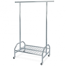 Fahrbahrer Garderobenständer, BxTxH 1210x500x1830 mm