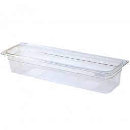 Gastronorm-Schale GN2/4, LxBxH 530x162x100 mm, 5,2 Liter, Polycarbonat