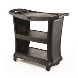 Servierwagen "Executive" von Rubbermaid, schwarz