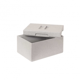 EPS Thermobox mit Deckel, LxBxH 350x255x210 mm