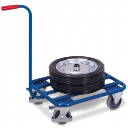 Magazinwagen mit Schiebebügel, Außenmaße LxBxH 880x500x880 mm, Tragkraft 250 kg