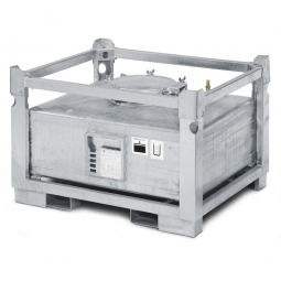 ASF Behälter, einwandig, 445 Liter, BxTxH 1250x1030x840 mm, Gewicht 175 kg