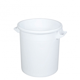 Rundtonne, 35 Liter, Ø oben/unten 390/315 mm, Höhe 415 mm, weiß