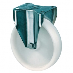 Transportgeräte-Bockrolle, Rad-ØxB 80x30 mm, Tragkraft 100 kg