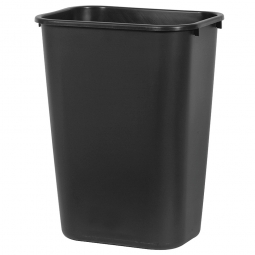 Papierkorb, 39 Liter, schwarz, BxTxH 385x280x505 mm