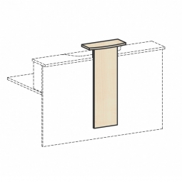 Design-Aufsatz für Empfangstheke 