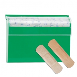 Pflasterspender-A, komplett mit 100 Pflasterstrips, BxL 19x72 mm, 50 Stück wasserfest und 50 Stück elastisch