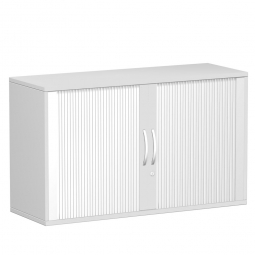 Rollladenschrank FLEX, 2OH, lichtgrau, BxTxH 1200x425x720 mm