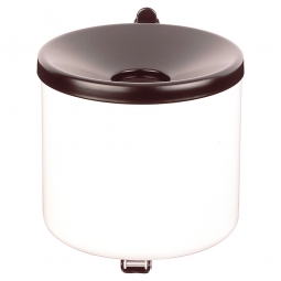 Sicherheits-Wandascher, Inhalt 3,1 Liter, ØxH 160x160 mm, Farbe weiß
