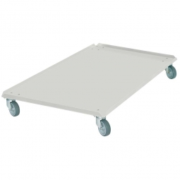 Alu-Rollwagen, BxTxH 1020x415x130 mm, lichtgrau