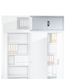 Aufsatzschrank, 1 Ordnerhöhe, BxTxH 1200x400x500 mm