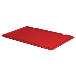 Auflagedeckel für Euro-Geschirrkasten 600x400 mm in Farbe rot