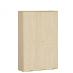 Garderobenschrank PRO, Ahorn, BxTxH 1200x425x1920 mm, 5 Fachböden, 1 Kleiderstange