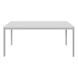 Schreibtisch "Classic", BxTxH 2000x800x720 mm, Gestell lichtgrau, Dekor lichtgrau