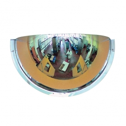 Panoramaspiegel, 180°, LxBxH 900x450x250 mm, Für Innen, max. Beobachterabstand 7 m, Gewicht 4 kg