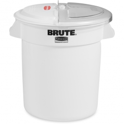 Rund-Container mit Schiebedeckel, ØxH 400x435 mm, 38 Liter
