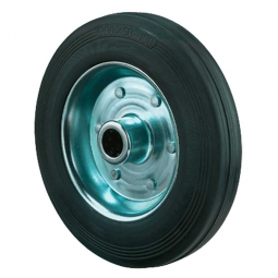 Gummirad,  Rad-ØxB 200x50 mm, Tragkraft 205 kg, schwarz