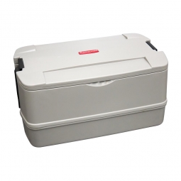 Isolier-Transportbox, 52 Liter, Hartschale, BxTxH 750x485x400 mm, platingrau
