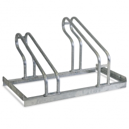 Fahrradständer, einseitig, 2 Einstellplätze, für Reifenbreite bis 55 mm, BxTxH 700x550x325/415 mm