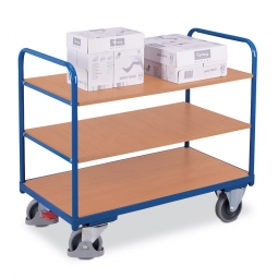 Etagenwagen mit 3 Böden, LxBxH 1060x600x990 mm, Tragkraft 250 kg