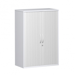 Querrollladenschrank PRO 3 Ordnerhöhen, weiß, BxTxH 800x425x1152 mm